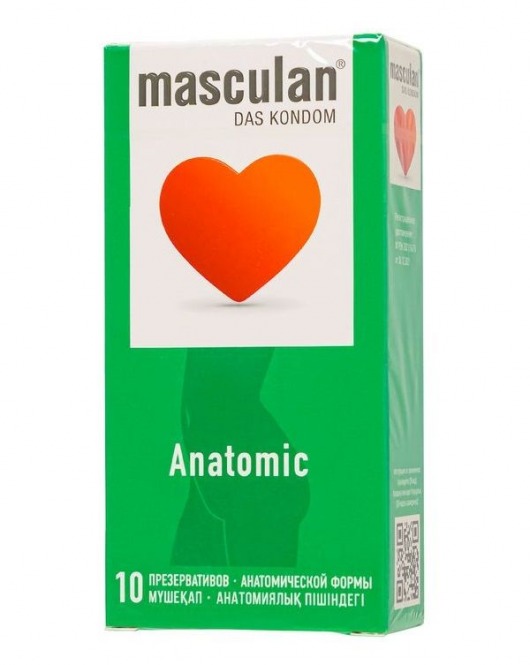 Презервативы анатомической формы Masculan Anatomic - 10 шт. - Masculan - купить с доставкой в Саратове