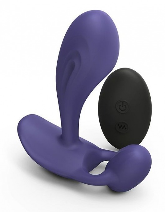 Темно-синий вибромассажер Witty P G Vibrator with Remote Control - Love to Love - в Саратове купить с доставкой