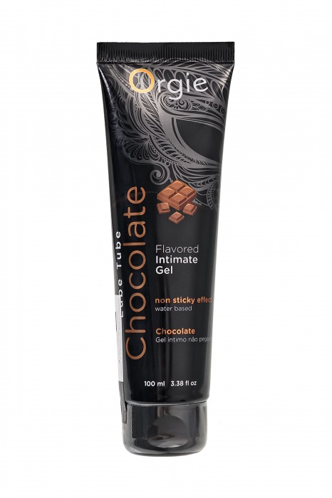 Интимный гель на водной основе Lube Tube Chocolate с шоколадным вкусом - 100 мл. - ORGIE - купить с доставкой в Саратове