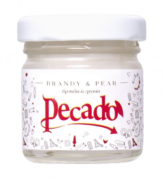 Массажная свеча Brandy   Pear - 35 мл. - Pecado - купить с доставкой в Саратове