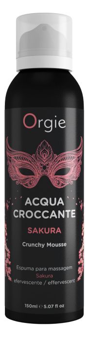 Хрустящая пенка для массажа Orgie Acqua Croccante Sakura с ароматом сакуры - 150 мл. - ORGIE - купить с доставкой в Саратове
