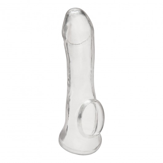 Прозрачная насадка на пенис Transparent Penis Enhancing Sleeve Extension - 15,9 см. - BlueLine - в Саратове купить с доставкой