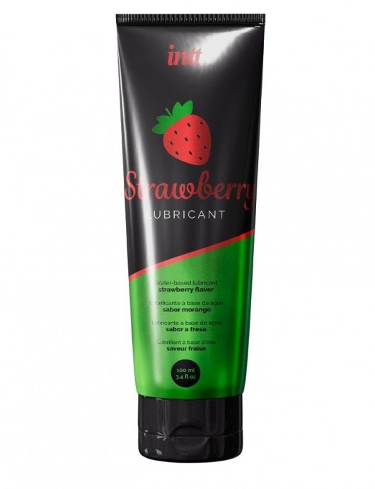 Смазка на водной основе с ароматом клубники Strawberry Lubricant - 100 мл. - INTT - купить с доставкой в Саратове