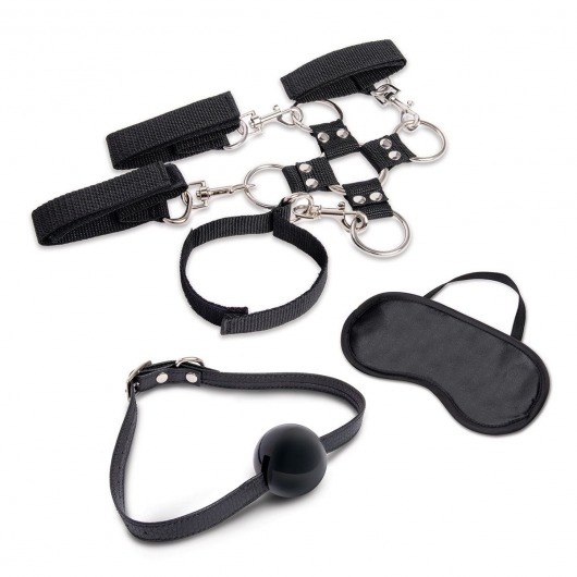 Набор для фиксации из 7 предметов Hogtie   Ball Gag Kit - Lux Fetish - купить с доставкой в Саратове