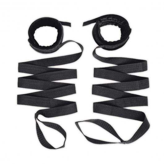 Эротический набор 4PC Bondage Bed Strap   Flogger Kit - Lux Fetish - купить с доставкой в Саратове