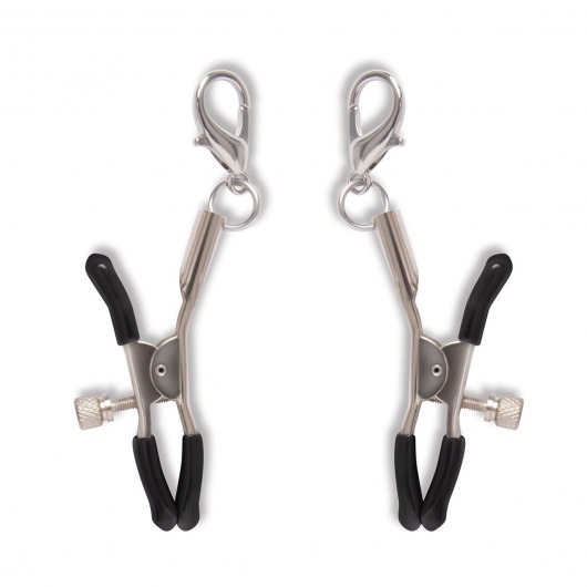 Большой эротический набор из 12 предметов Interchangeable Collar   Nipple Clips Set - Lux Fetish - купить с доставкой в Саратове