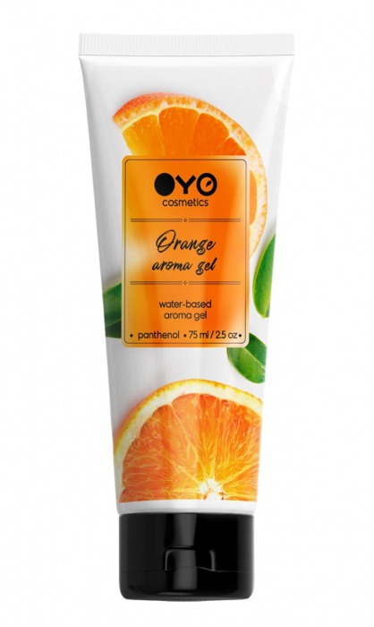 Лубрикант на водной основе OYO Aroma Gel Orange с ароматом апельсина - 75 мл. - OYO - купить с доставкой в Саратове