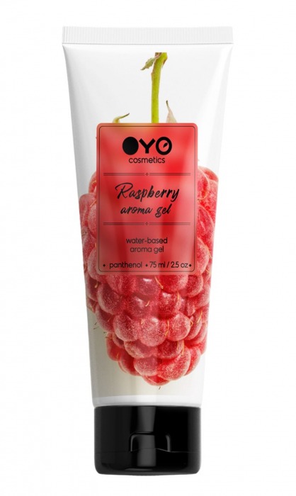 Лубрикант на водной основе OYO Aroma Gel Raspberry с ароматом малины - 75 мл. - OYO - купить с доставкой в Саратове