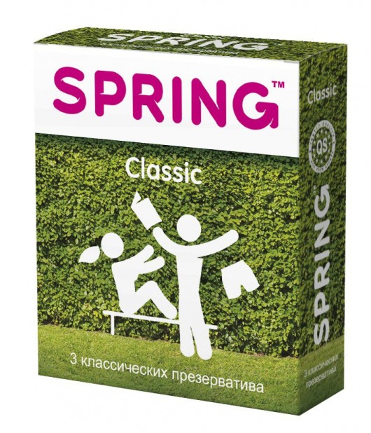 Классические презервативы SPRING CLASSIC - 3 шт. - SPRING - купить с доставкой в Саратове