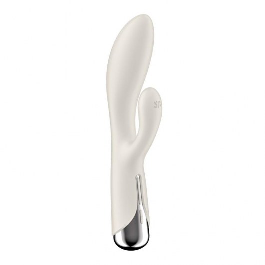 Телесный вибратор-кролик с ротацией Spinning Rabbit 1 - 20 см. - Satisfyer