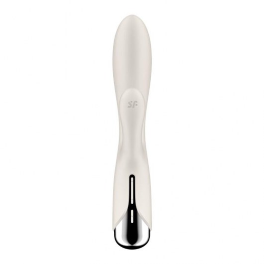 Телесный вибратор-кролик с ротацией Spinning Rabbit 1 - 20 см. - Satisfyer