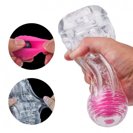 Прозрачный вибромастурбатор Space Capsule-RСT - S-HANDE - в Саратове купить с доставкой