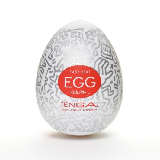 Мастурбатор-яйцо Keith Haring EGG PARTY - Tenga - в Саратове купить с доставкой