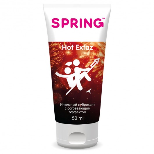 Согревающие интимный лубрикант Spring Hot Extaz - 50 мл. - SPRING - купить с доставкой в Саратове