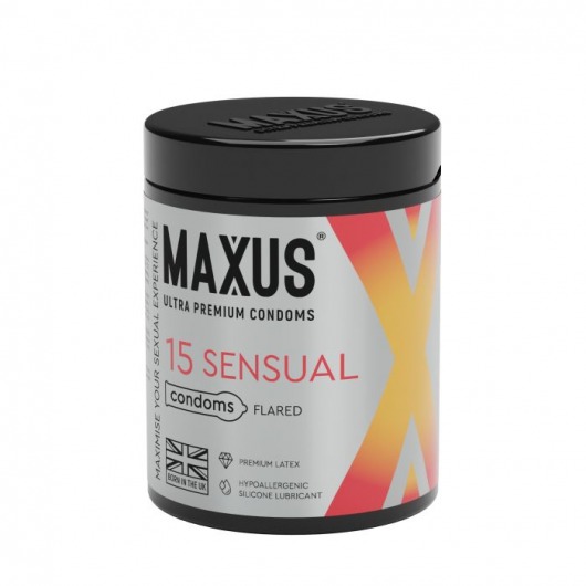 Анатомические презервативы MAXUS Sensual - 15 шт. - Maxus - купить с доставкой в Саратове