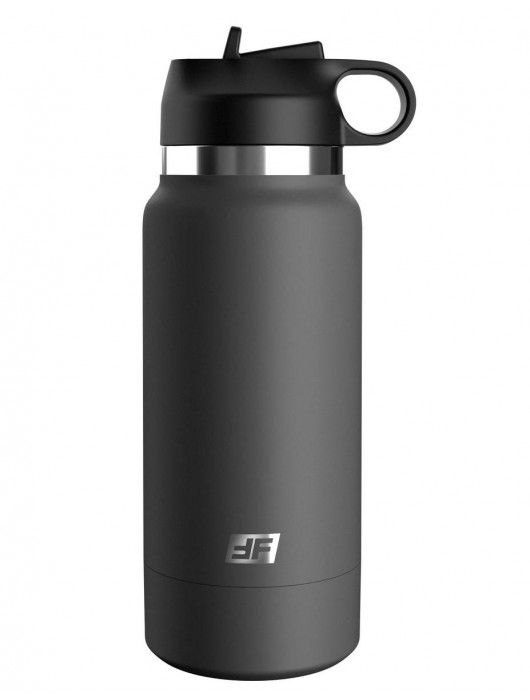 Серый мастурбатор в виде бутылки F*ck Flask - Pipedream - в Саратове купить с доставкой