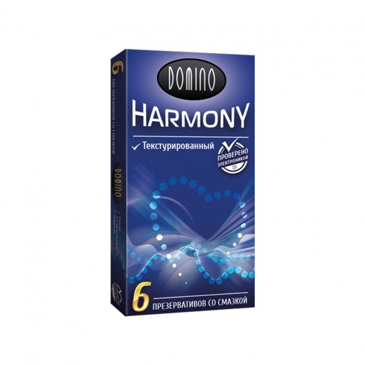 Текстурированные презервативы Domino Harmony - 6 шт. - Domino - купить с доставкой в Саратове