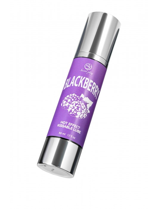 Массажное масло 2-в-1 Blackberry Hot Effect с разогревающим эффектом и вкусом ежевики - 50 мл. - Secret Play - купить с доставкой в Саратове