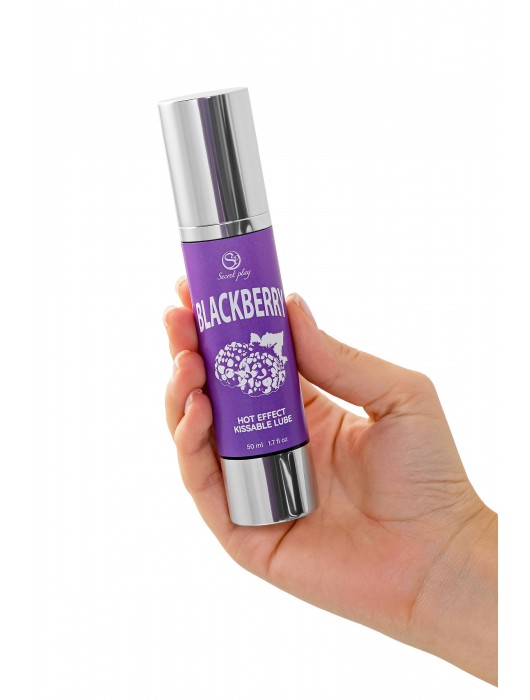 Массажное масло 2-в-1 Blackberry Hot Effect с разогревающим эффектом и вкусом ежевики - 50 мл. - Secret Play - купить с доставкой в Саратове