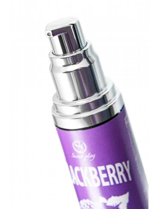 Массажное масло 2-в-1 Blackberry Hot Effect с разогревающим эффектом и вкусом ежевики - 50 мл. - Secret Play - купить с доставкой в Саратове