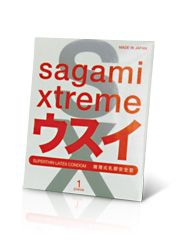 Ультратонкий презерватив Sagami Xtreme SUPERTHIN - 1 шт. - Sagami - купить с доставкой в Саратове