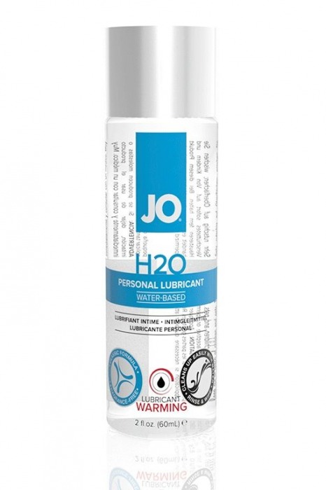 Возбуждающий лубрикант на водной основе JO Personal Lubricant H2O Warming - 60 мл. - System JO - купить с доставкой в Саратове