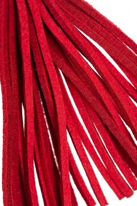 Зажимы на соски «Вилки» с красными кисточками из замши - Pecado - купить с доставкой в Саратове