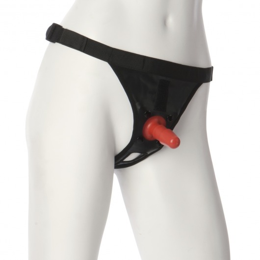 Трусики со штырьком для фиксации насадок Ultra Harness with Plug - Doc Johnson - купить с доставкой в Саратове