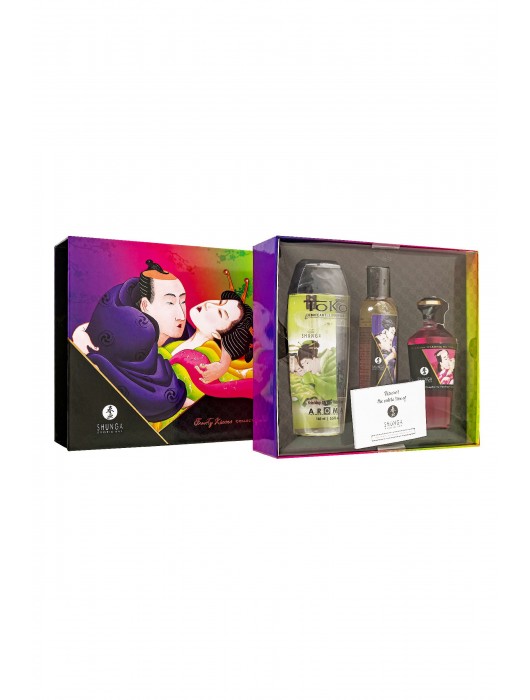 Подарочный набор Fruity Kisses из 3 предметов - Shunga - купить с доставкой в Саратове