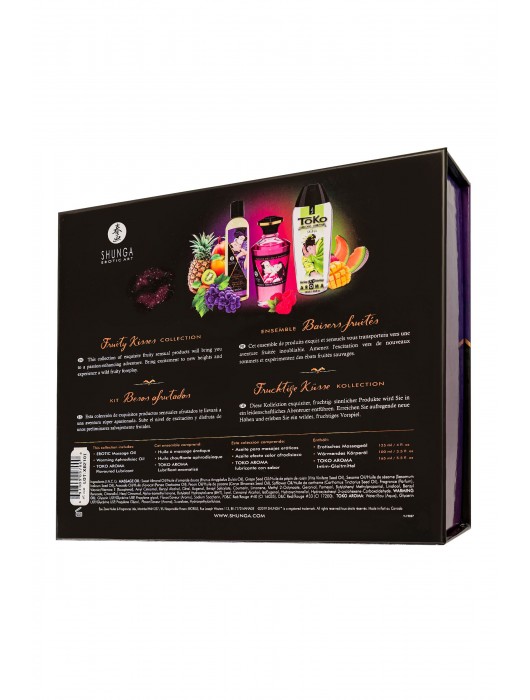Подарочный набор Fruity Kisses из 3 предметов - Shunga - купить с доставкой в Саратове