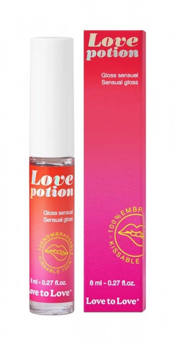Возбуждающий блеск для губ Love Potion - 8 мл. - Love to Love - купить с доставкой в Саратове