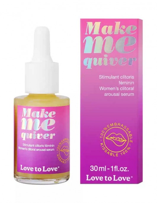 Возбуждающие капли для клитора Make Me Quiver - 30 мл. - Love to Love - купить с доставкой в Саратове