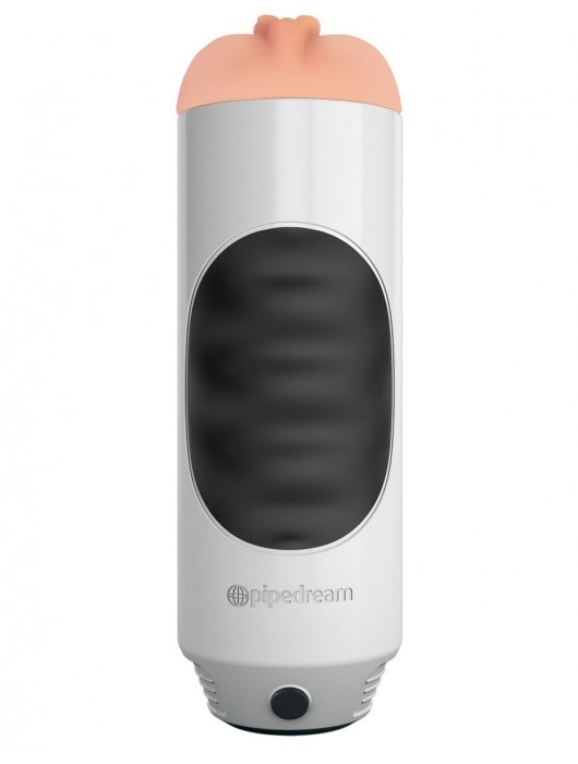 Мастурбатор-вагина Extreme Toyz Mega Grip Vibrating Stroker Mouth - Pipedream - в Саратове купить с доставкой