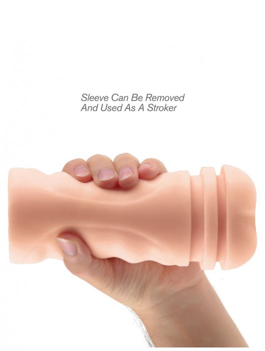 Мастурбатор-вагина Extreme Toyz Mega Grip Vibrating Stroker Mouth - Pipedream - в Саратове купить с доставкой