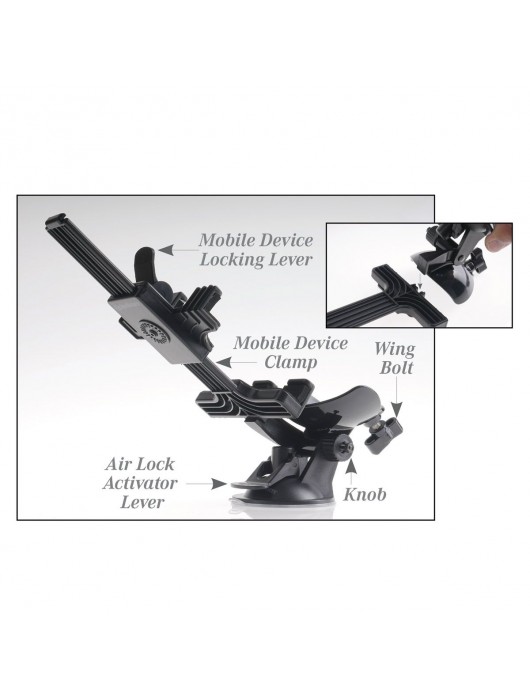 Перезаряжаемый мастурбатор-вагина с держателем для мобильных устройств Extreme Toyz Me - Pipedream - в Саратове купить с доставкой