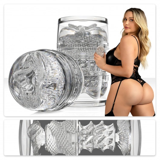 Прозрачный двусторонний мастурбатор Fleshlight Quickshot Mia Malkova - Fleshlight - в Саратове купить с доставкой