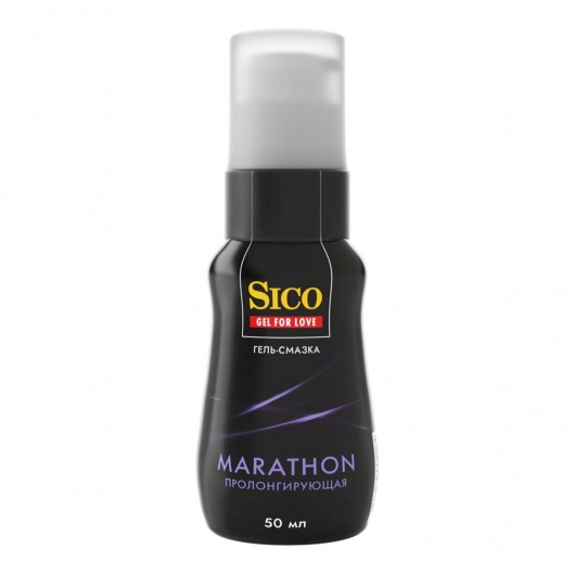 Пролонгирующая гель-смазка Sico Marathon - 50 мл. - Sico - купить с доставкой в Саратове