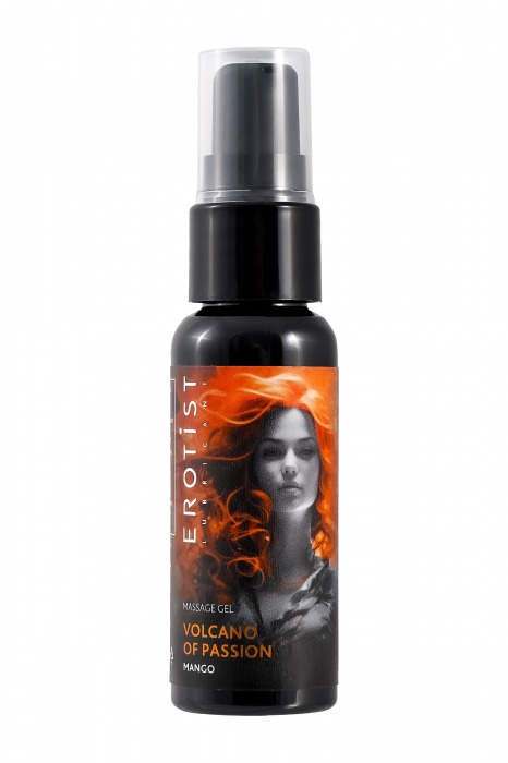 Гель с эффектом вибрации Volcano Of Passion со вкусом манго - 25 мл. - Erotist Lubricants - купить с доставкой в Саратове