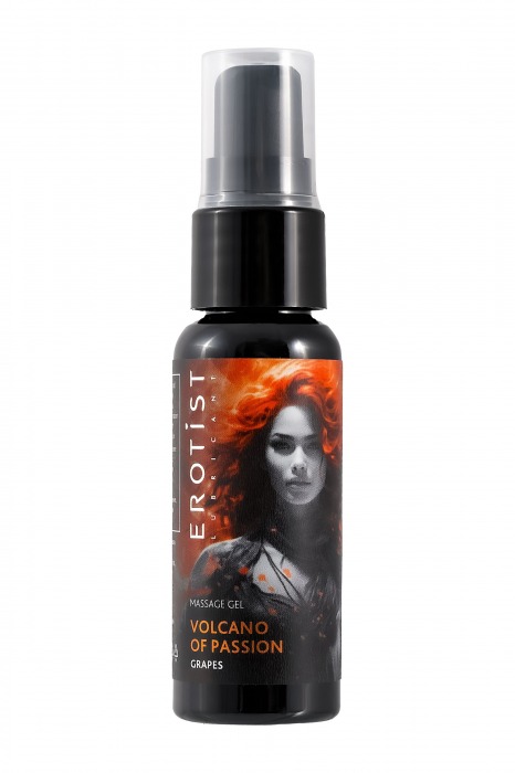Гель с эффектом вибрации Volcano Of Passion со вкусом винограда - 25 мл. - Erotist Lubricants - купить с доставкой в Саратове