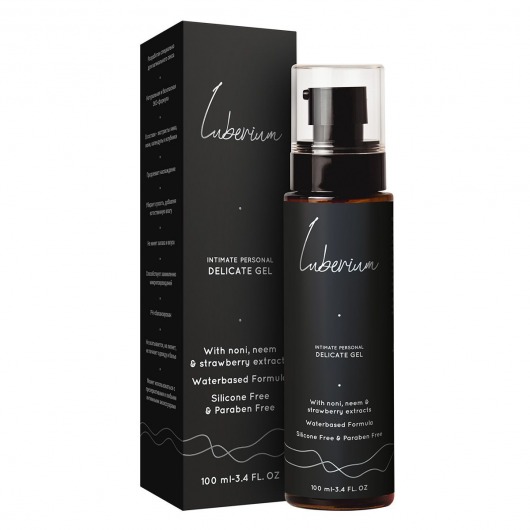 Интимный гель с экстрактами нони, нима и клубники Luberium Delicate Waterbased - 100 мл. - Luberium - купить с доставкой в Саратове
