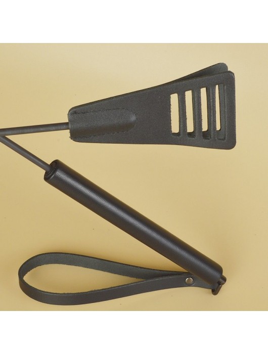 Черный кожаный стек «Сириус» - 60 см. - Sitabella - купить с доставкой в Саратове