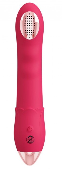 Малиновая насадка на душ с вибрацией Showers to orgasm - 20,1 см. - Orion - купить с доставкой в Саратове