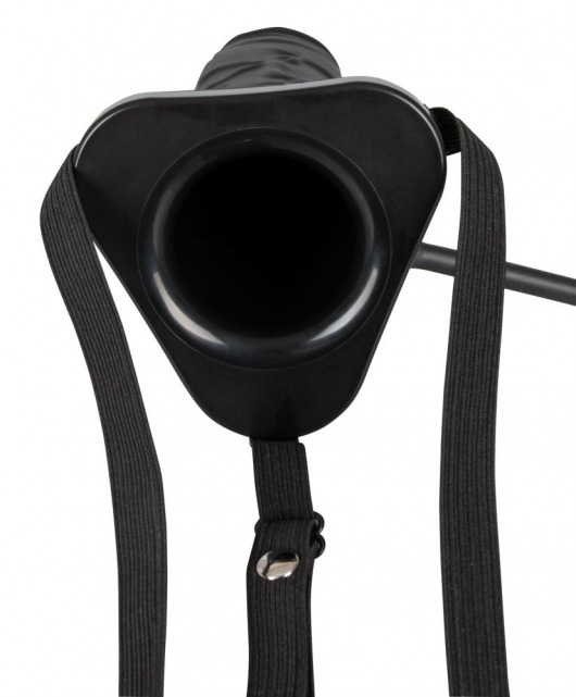 Полый страпон с эффектом увеличения Inflatable Strap-On - 18,5 см. - Orion - купить с доставкой в Саратове