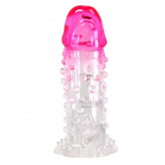 Прозрачно-розовая насадка на пенис Wilford - 13,5 см. - Baile - в Саратове купить с доставкой Прозрачно-розовая насадка на пенис Wilford - 13,5 см. - Baile - в Саратове купить с доставкой