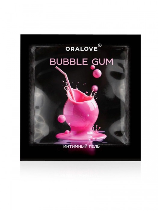 Саше съедобной оральной смазки OraLove с ароматом бабл-гам - 3 гр. - Биоритм - купить с доставкой в Саратове