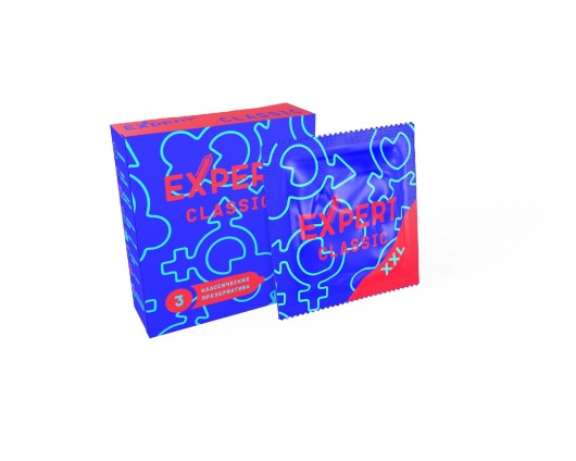 Презервативы увеличенного размера Expert Classic XXL - 3 шт. - Expert - купить с доставкой в Саратове