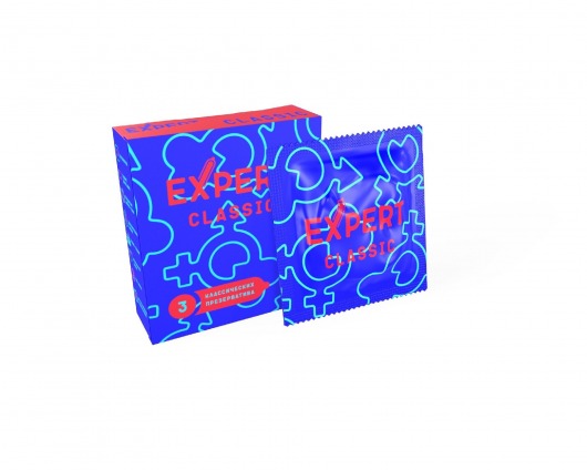 Классические презервативы Expert Classic - 3 шт. - Expert - купить с доставкой в Саратове