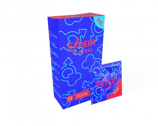 Презервативы увеличенного размера Expert Classic XXL - 15 шт. - Expert - купить с доставкой в Саратове