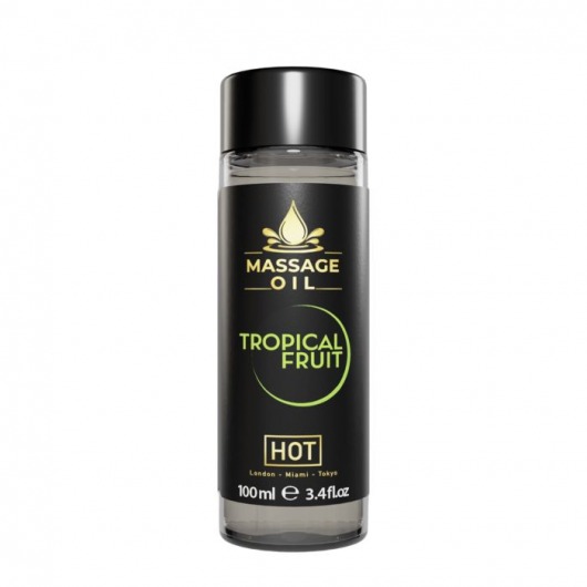 Массажное масло c ароматом тропических фруктов Massage Oil - 100 мл. - HOT - купить с доставкой в Саратове