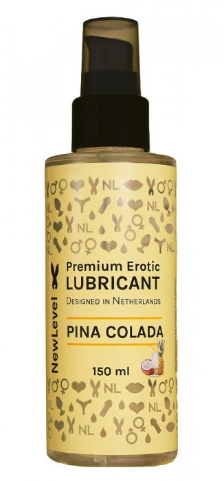 Ароматизированный лубрикант на водной основе NewLevel Pina Colada - 150 мл. - NewLevel - купить с доставкой в Саратове
